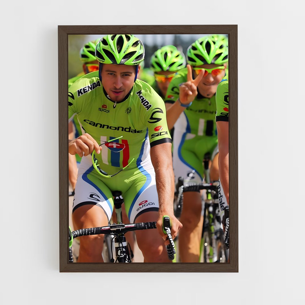 Poster Peloton Énergique – affiche Cyclisme (vue 5)